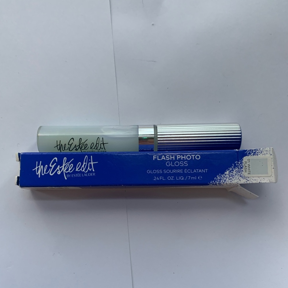 (3/$30) BNIB The Estee Edit - Flash Photo Gloss - 01 White Flash